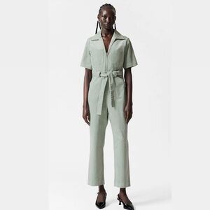 Women's Sage Green & Other Stories Jumpsuit